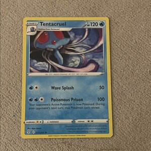 Tentacruel Pokémon Card